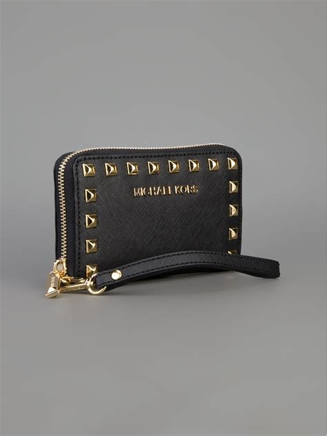 michael kors studded tech wallet|Michael Kors Wallet clearance sale.